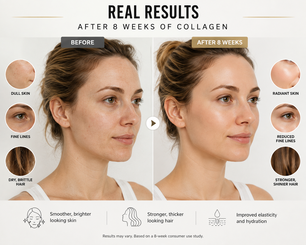 Oravia Collagen complex + - Type l ll lll X collagen peptides for women