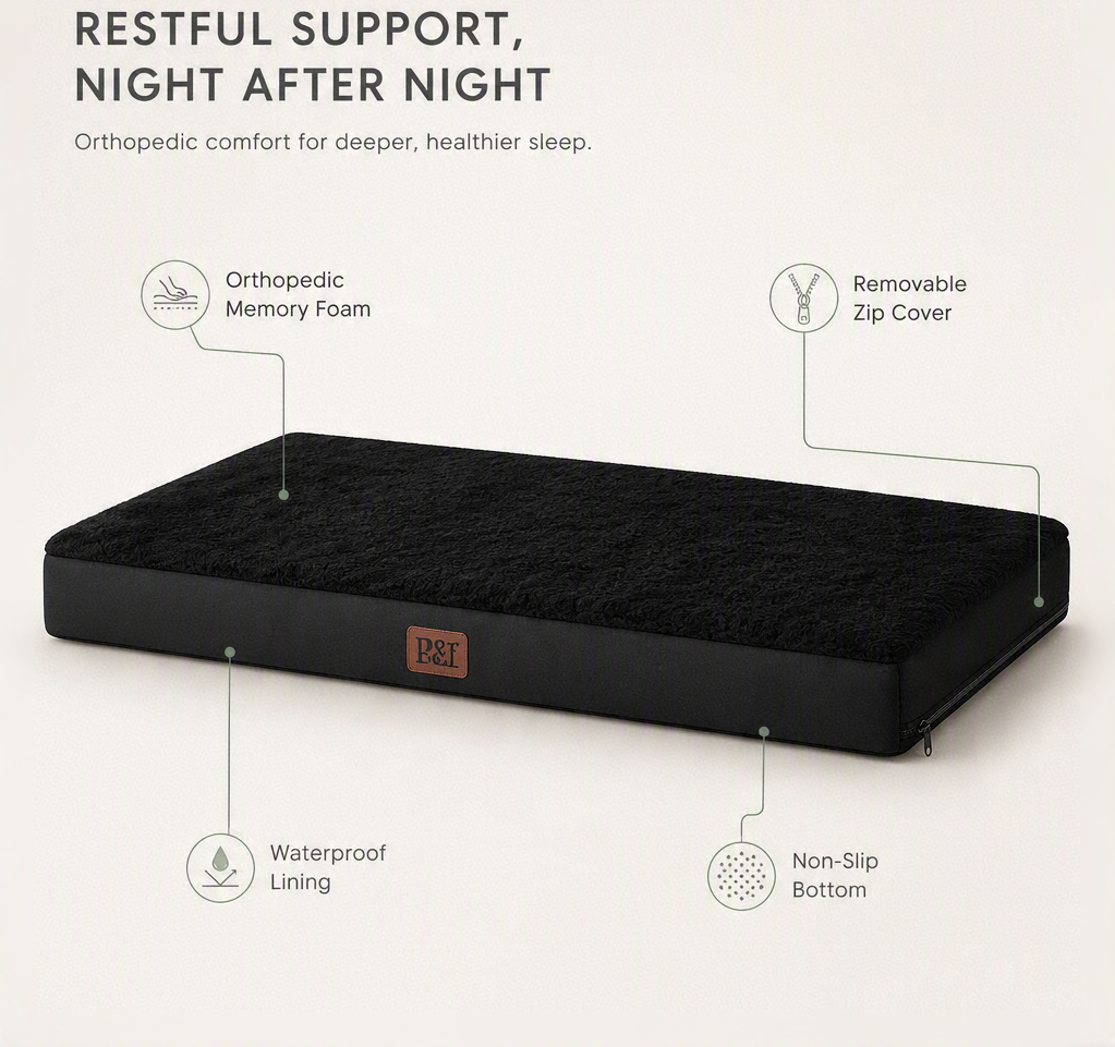 Restora - Orthopedic Memory Foam Dog Bed