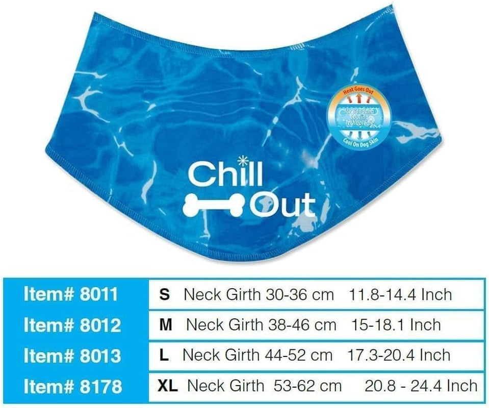 Dog Cooling Bandana, Cooling Bandanas for Small Dogs, Dog Cooling Neck Wrap, Cooling Scarf for Dogs, Blue Ice Dog Neck Cooler for Summer (S) | Cooling Neck Wrap, Cooling Scarf for Dogs, Summer Dog Neck Cooler