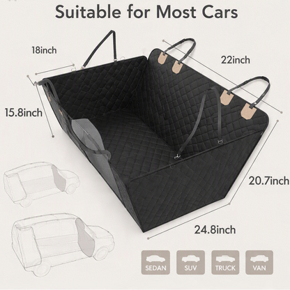 Travora - The Waterproof Car Hammock & Seat Cover for Dogs