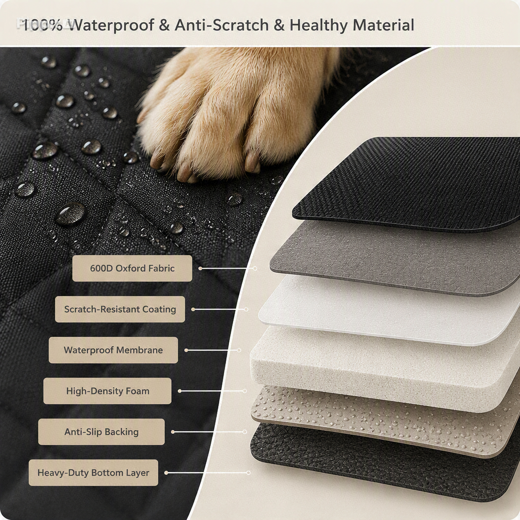 Travora - The Waterproof Car Hammock & Seat Cover for Dogs