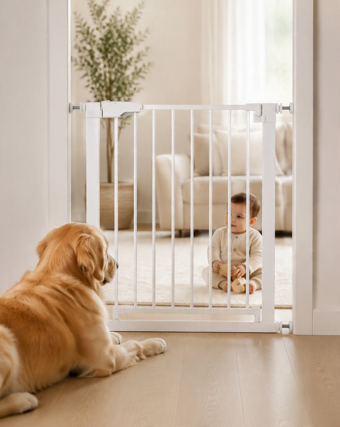 Portora™ -retractable iron gate for pets & babies